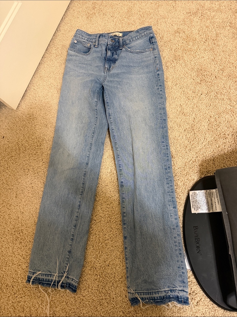 Women’s Light Blue Straight Leg Jeans